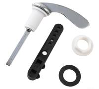 Floweringbeter Chiave in lega di zinco per servizio serbatoio WC dove lo spazio è limitato dal coperchio del serbatoio o dalla vicinanza della parete e dal percorso del tubo (maniglia curva)