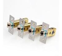 Floweringbeter Chiavistello tubolare a mortasa design biforcuto, bullone interno per leve delle porte non sospese, adatto per installazione reversibile in lega di zinco (40 mm)