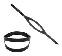 Floweringbeter Cinturino per maschera subacquea e apnea, con integrazione in silicone senza cuciture per snorkeling e sistemi di respirazione sotto la superficie (nero)