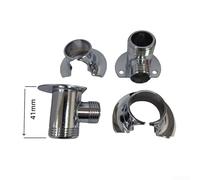 Floweringbeter Connettore esposto della testa della doccia del tubo da 4 a 6 pollici con ottone e acciaio inossidabile, prestazioni affidabili nelle aree umide (3)