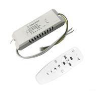 Floweringbeter Driver LED con telecomando RF 2.4G AC85-265V Tensione di ingresso che supporta carichi LED 12W 60W e meccanismi di sicurezza integrati (36-50W)