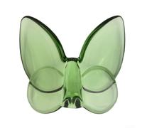 Floweringbeter Farfalla in vetro dal design vivace con effetto cristallo per varie decorazioni per la casa ed eventi, con qualità anti shock e anti caduta (verde)