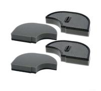 Floweringbeter Filtro in schiuma compatibile con aspirapolvere Bosch BGC3 BGC4 BGS3 BGS4 e modelli 12011719 12011396 ricambio per aria e pavimenti più puliti (confezione da 4)