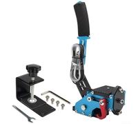 Floweringbeter Freno a mano USB a 16 bit per PC Windows per titoli da corsa, tra cui Dirt Rally WRC ETS2 CARS 2 3 con supporto Logitech (blu)
