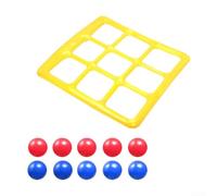 Floweringbeter Gioco all'aperto gonfiabile impostato con layout modulare nove quadrati progettato per il gioco di gruppo e le attività di movimento fisico(10)