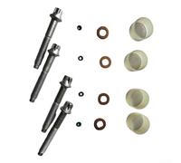 Floweringbeter Iniettore di Carburante Bullone Di Montaggio E Rondella O Ring Set Per FORD CONNECT GRAND Per CONNECT V408 Estate 09.2013 75 115 PS