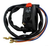 Floweringbeter Interruttore per manubrio moto ATV LED Kill Start Dual Flash Control