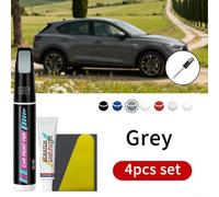 Floweringbeter Kit di riparazione graffi auto 2 in 1 con spazzola e punta | Colore personalizzato abbinato tramite reg, per un mix perfetto per il tuo veicolo, supporta tutte le marche e modelli