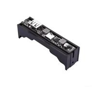 Floweringbeter Modulo di ricarica resiliente di interruzione di corrente per telecamere di rete con porte di ingresso di uscita per integrazione di dispositivi USB (supporto modulo-batteria)