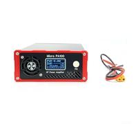 Floweringbeter PA100 RF Misuratore di potenza 3.5-28.5MHz Ricetrasmettitore radio a onde corte con commutazione automatica a banda filtro passa basso per stazione radio Ham (rosso)