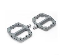 Floweringbeter Pedali MTB con struttura in nylon + ABS, cuscinetti sigillati DU e nucleo in acciaio CrMo ad alta resistenza da 14 mm per un trasferimento di potenza costante (grigio)