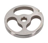Floweringbeter Piastra tritacarne in acciaio inox, diametro 69 mm, accessorio da cucina per smerigliatrici commerciali di tipo 12, fori da 6 mm, 8 mm, 10 mm, 12 mm, 18 mm (3 fori)
