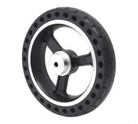 Floweringbeter Pneumatici in gomma solida da 5 pollici con cerchi in metallo per robot e piccole auto, pneumatici robot 145 x 45 mm compatibili con AGV da 5 5/6 pollici e ruote motrici (8 mm)