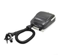 Floweringbeter Pompa elettrica di gonfiaggio rapido per barche gonfiabili e tavole a pagaia con Auto-Off e supporto di potere 12V