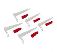 Floweringbeter Punte di ricambio per tappi per ugelli in silicone per calafataggio con connettore a vite ermetico per prevenire l'intasamento e prolungare la durata di conservazione