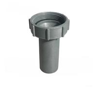 Floweringbeter Raccordo di scarico diritto da filettatura 45 mm a 31 mm, progettato per sistemi di scarico del lavandino G1 1/2 pollice diametro interno PP