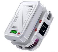 Floweringbeter Radiatore di raffreddamento per smartphone, ventola di raffreddamento magnetica per telefono, con batteria da 5000 mAh, dissipatore di calore regolabile per cellulare (batteria da 5000