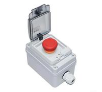 Floweringbeter Recinzione valutata del commutatore di arresto di sicurezza IP67 per automazione industriale del macchinario con il supporto di cablaggio del terminale a vite (D)