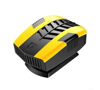 Floweringbeter Riscaldatore e ventola di raffreddamento per auto, 12 V, 150 W, 2 in 1, per scongelare parabrezza e raffreddamento dello spazio della cabina, con flusso d'aria regolabile e fusibile di