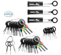 Floweringbeter Set di 47 estrattori per terminali elettrici per auto, riparazione e estrazione di connettori a crimpare