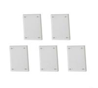 Floweringbeter Set di 5 cornici per foto ad angolo retto in acrilico, trasparenti e con 0 2+0 2 cm di spessore per una visualizzazione sicura di foto, cartellini dei prezzi, certificati (4 x 6 cm)