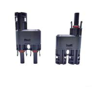 Floweringbeter Solare T Branch Connector Accoppiatore e Combinatore Splitter con 1500V Valutazione per impianti fotovoltaici Gestione 30A a 50A Corrente per una migliore distribuzione di energia