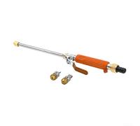 Floweringbeter Spruzzatore d'acqua con funzione getto ad alta pressione per rimuovere la sporcizia da superfici dure, tra cui mattoni di cemento e metallo (arancione)