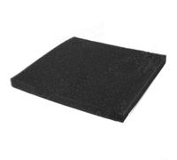 Floweringbeter Spugna filtrante per acquario, 50 x 50 x 2 cm, foglio di schiuma nera per acquari con mezzi di pulizia filtrazione biochimica 15/30/40 PPI(PPI-15 - Grossa)