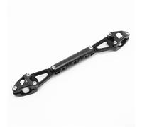 Floweringbeter Staffa di estensione per manubrio per Honda PCX 125 150 160 moto compatibile con supporto per telefono cellulare staffa di navigazione blocco casco caricatore USB (nero)