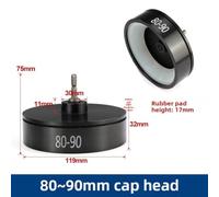 Floweringbeter Strumento per sigillare bottiglie senza sforzo con cuscinetto in silicone sostituibile e impugnatura ispessita per prestazioni stabili di tappatura (80)