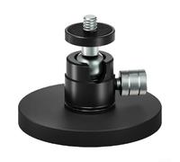 Floweringbeter Supporto magnetico a ventosa con testa regolabile per 13 lumache Gimbal compatibile con fotocamere da utilizzare in ambienti interni del veicolo (A)
