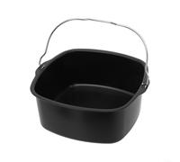 Floweringbeter Vassoio antiaderente in alluminio per friggitrice ad aria, per cucinare e stare insieme in famiglia (17,8 cm)