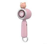 Floweringbeter Ventilatore spray portatile a batteria a lunga durata, combina umidificazione e brezza rinfrescante per il comfort in vari ambienti (rosa)