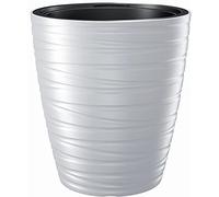 Flowerpot con deposito 68L labirinto in plastica in bianco 47.5 (lungo) x 47,5 (largo) x 52.3 (alto) cm