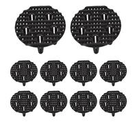 Flowerpot Drainage Mesh Pads -10 Pack Round Pot Bottom Screens | Plant Pot Hole Cover Liners | Reusable Root Protection Drainage Filter Discs | Soil Retention Water Flow Control Planter Mesh Inserts