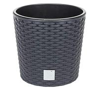Flowerpot rotondo 37,65 litri Tempo con il becher per piantare in colore antracite 40 x 40 x 37,5 cm