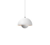 Flowerpot VP1 Lampadario Bianco Opaco
