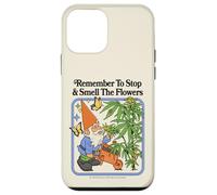 Flowers 420 Gnome Sarcastic Retro Vintage Funny Adult Humor Custodia per iPhone 12 mini