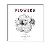 Flowers A to Z Coloring Book