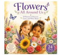 Flowers All Around Us: 24 Flowers to Discover, Learn and Write About