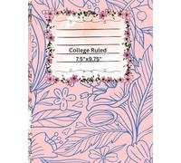 Flowers and Butterflies Composition Book