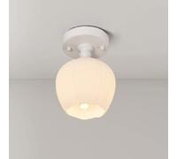 Flowers Ceiling Light, Hallway Lights Fixture with Glass Shade, 4.72" Base V-intage Fixtures E27 Source,Lusso