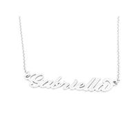 Flowers Collana Vari Nomi in Acciaio lucidissimo. Girocollo Collana con Nome Donna per Essere Sempre al Top. Scegli Il Tuo per Un Ottima Idea Regalo
