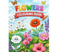 Flowers Colouring Book