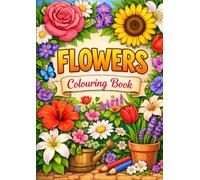 FLOWERS Colouring book