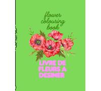 flowers colouring book
