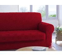 Flowers Copridivano con Braccioli Morbido Elasticizzato Antimacchia Antiscivolo