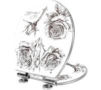 Flowers Elongated Resin Toilet Seat