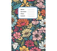 flowers Notebook - Cute & Creepy Stationery: 6 X 9 Blank Lined Journal | flowers Gift Idea Paperback