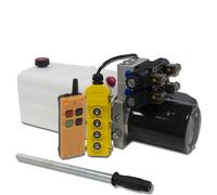 Flowfit 24V Dc Doppio Agendo, Doppio Solenoide Idraulico Power Pack Con Retro Up